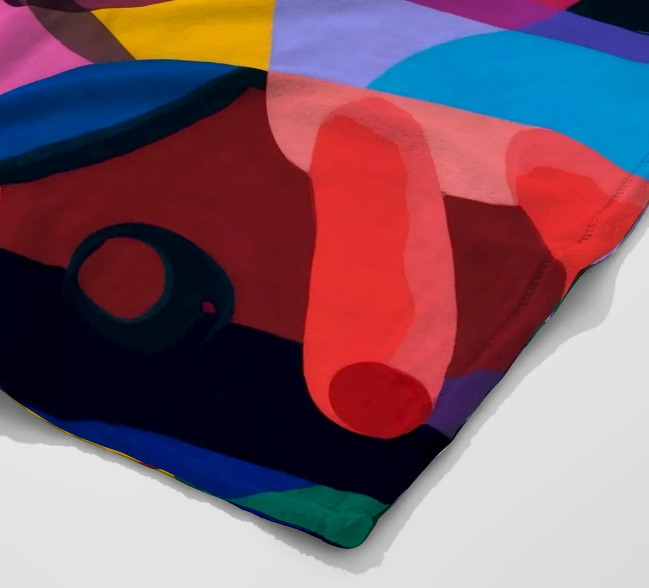 Abstract Forms fleece blanket by Monarco Virtuoso