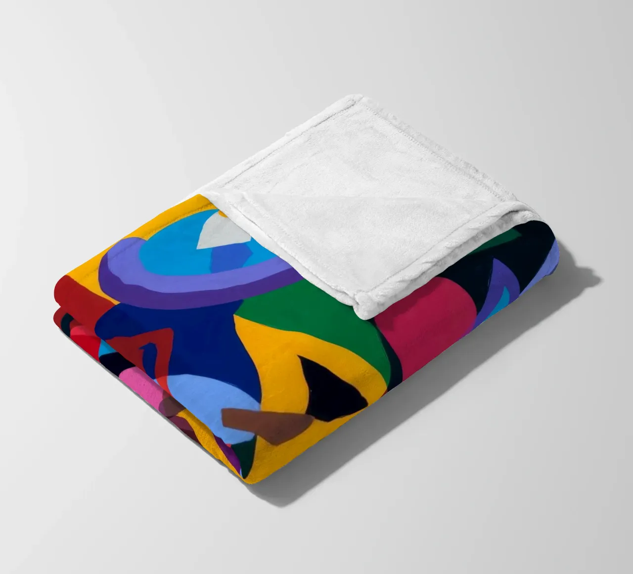 Abstract Forms fleece blanket by Monarco Virtuoso