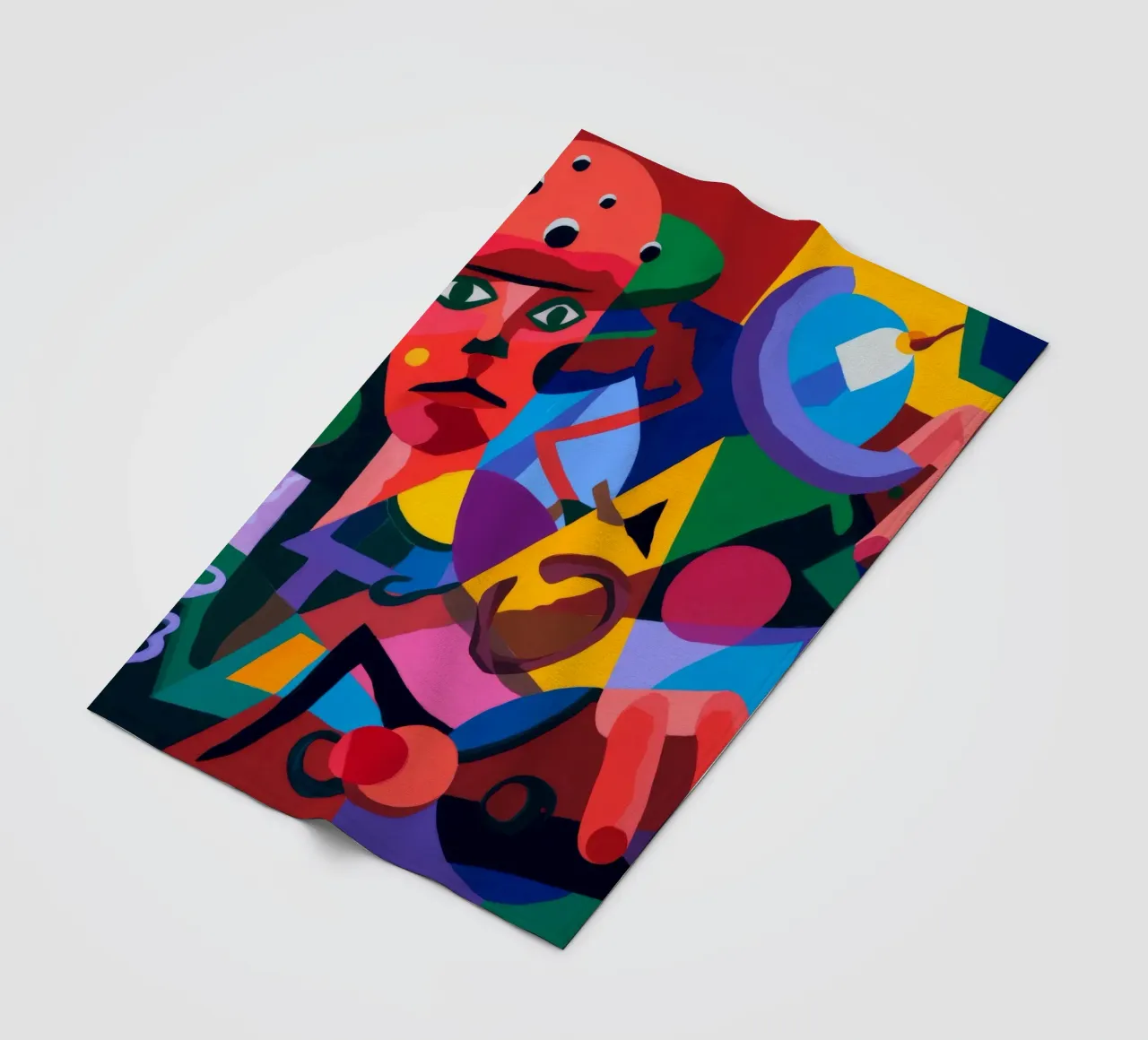 Abstract Forms fleece blanket by Monarco Virtuoso