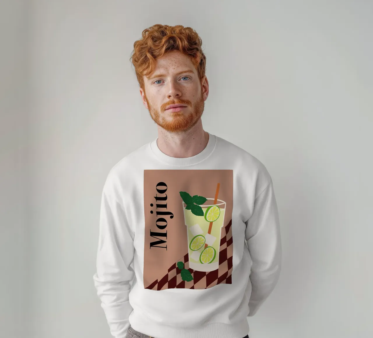 Mojito felpa da Miho Art Studio