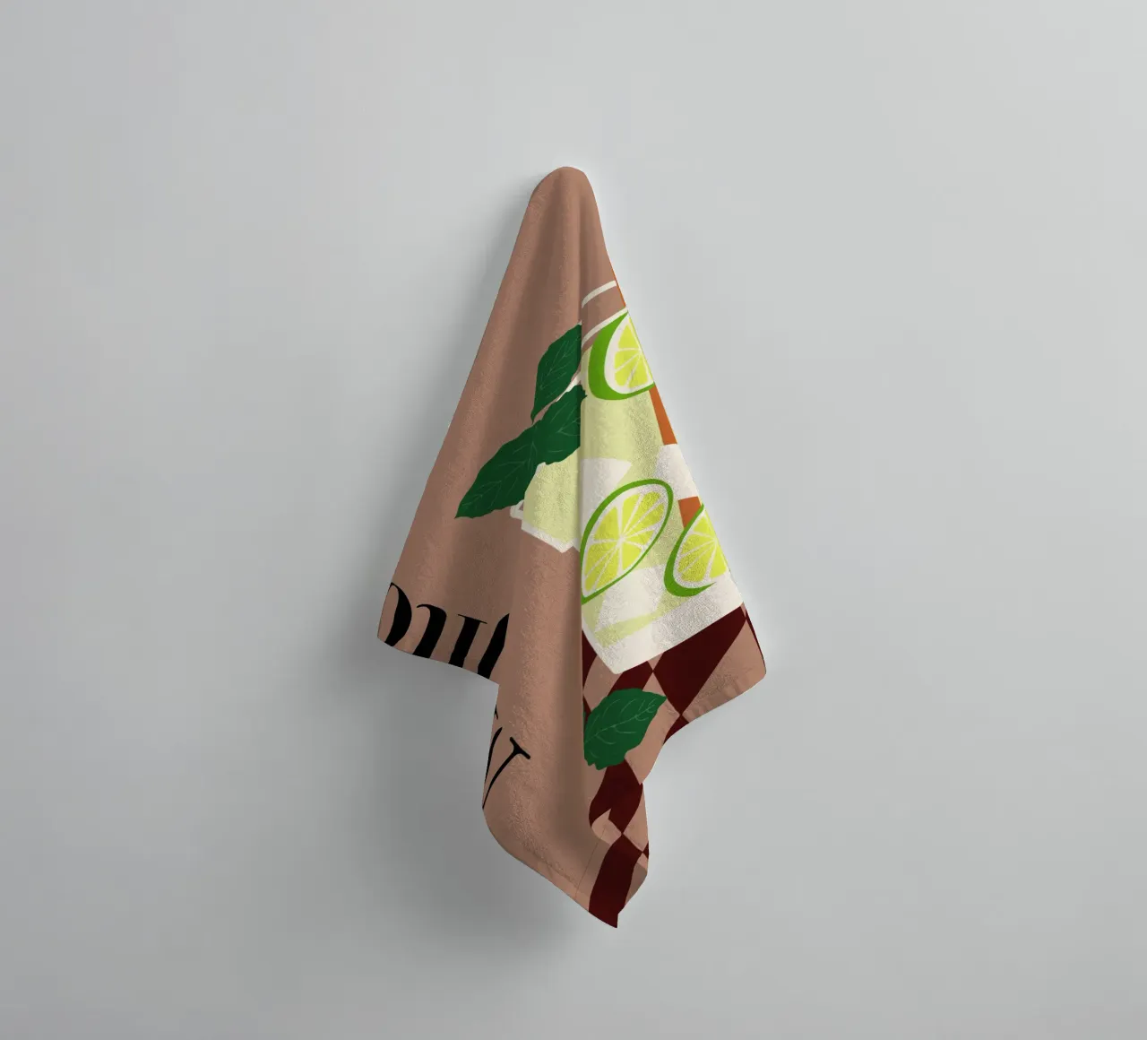 Mojito asciugamano da bagno da Miho Art Studio