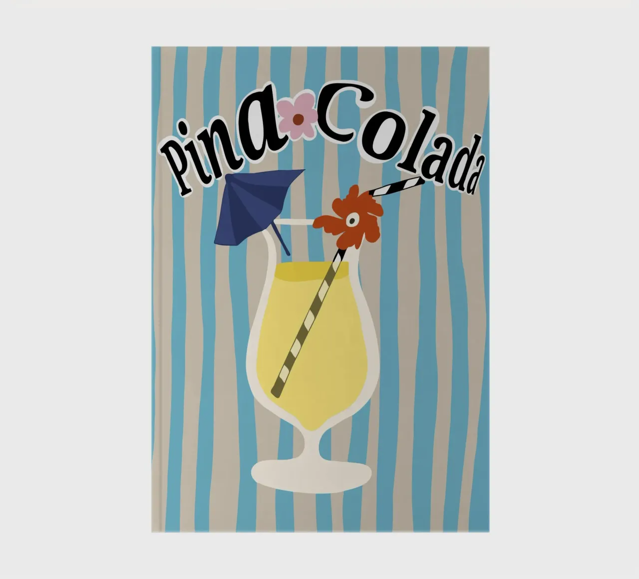 Pina Colada notebook by Miho Art Studio
