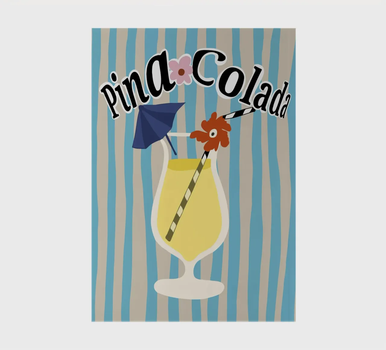 Pina Colada notebook by Miho Art Studio
