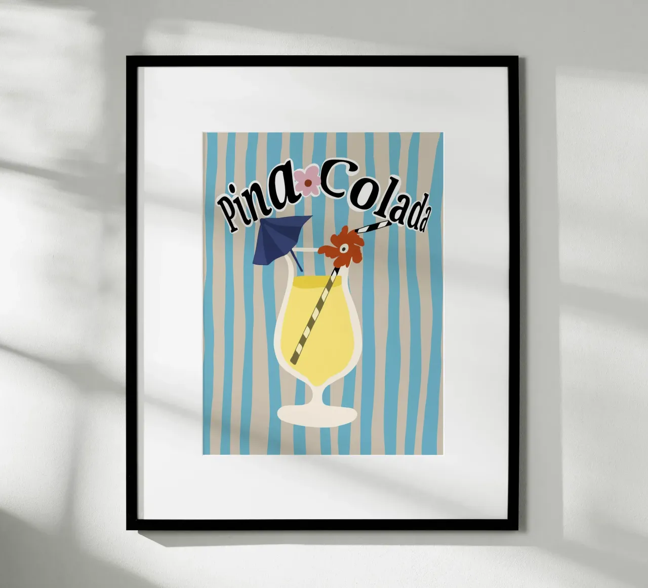 Pina Colada poster da Miho Art Studio