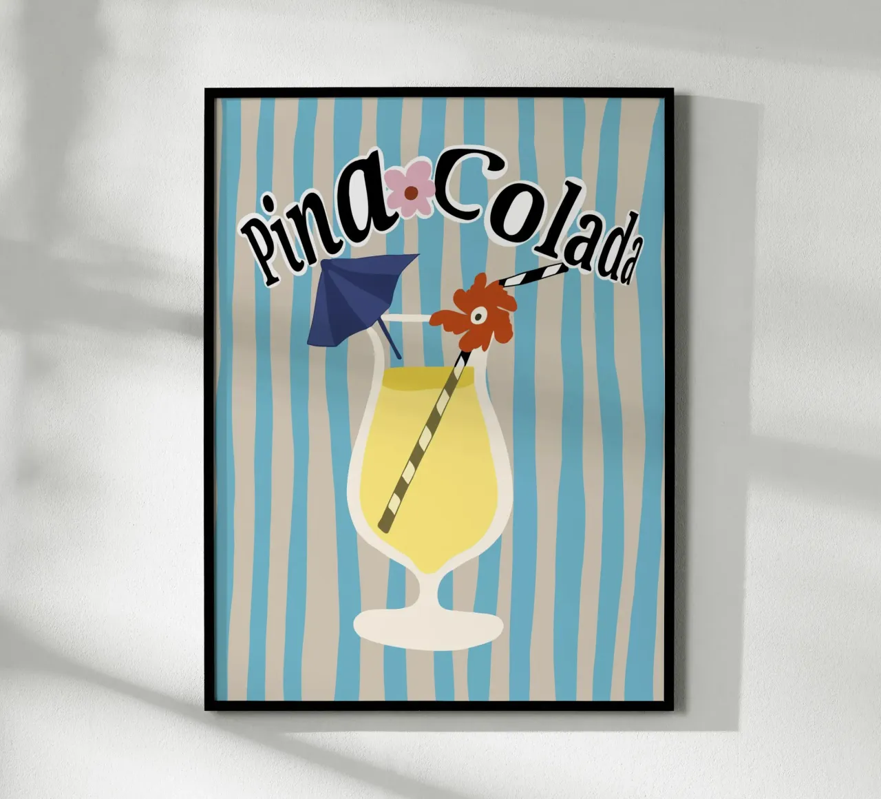 Pina Colada poster da Miho Art Studio