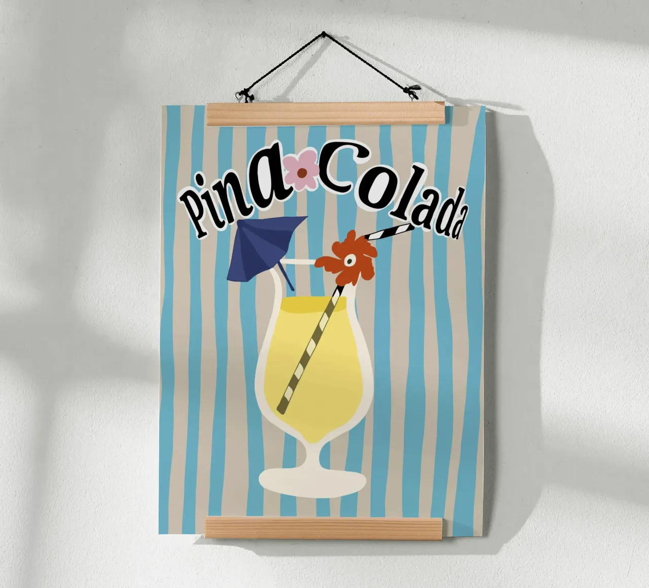 Pina Colada poster da Miho Art Studio
