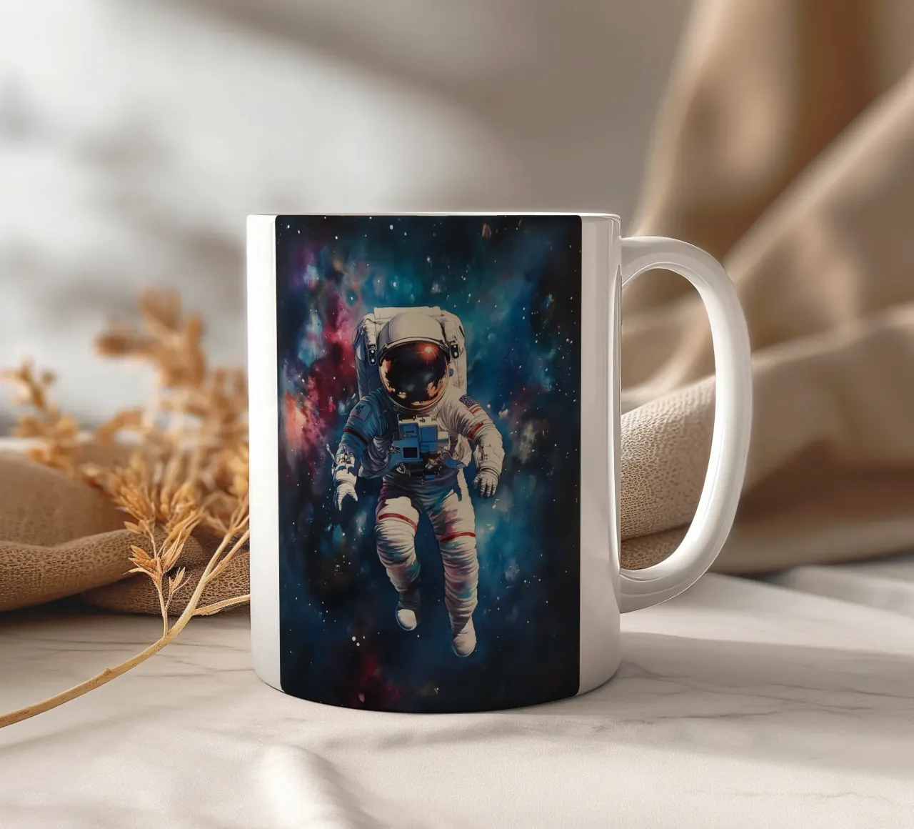 Astronauta Aquarell tazza in ceramica da Schön