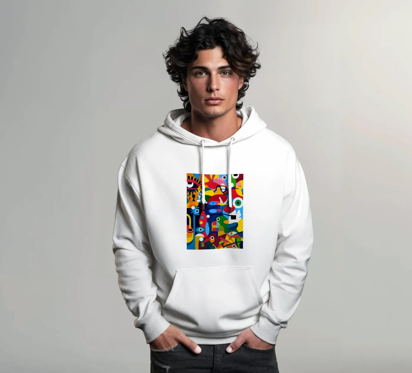 Geometric Harmony hoodie by Monarco Virtuoso