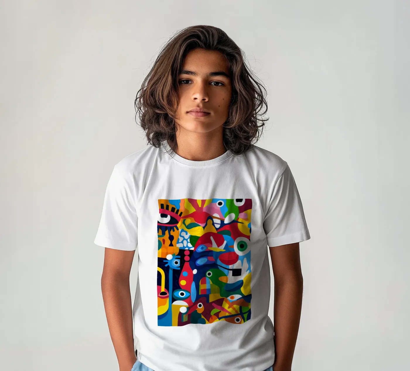 Geometrische harmonie kinder t-shirt van Monarco Virtuoso