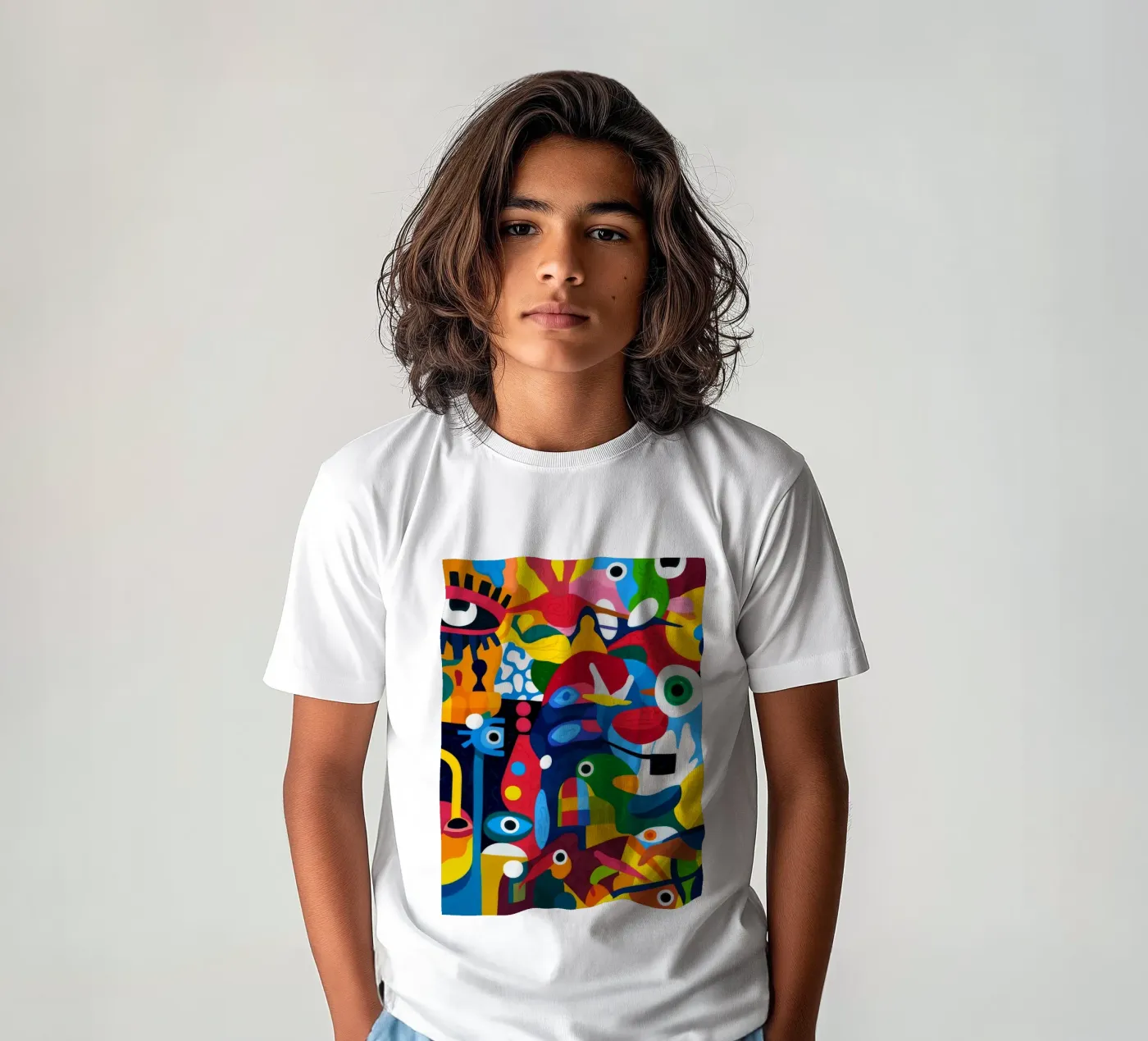Geometrische harmonie kinder t-shirt van Monarco Virtuoso