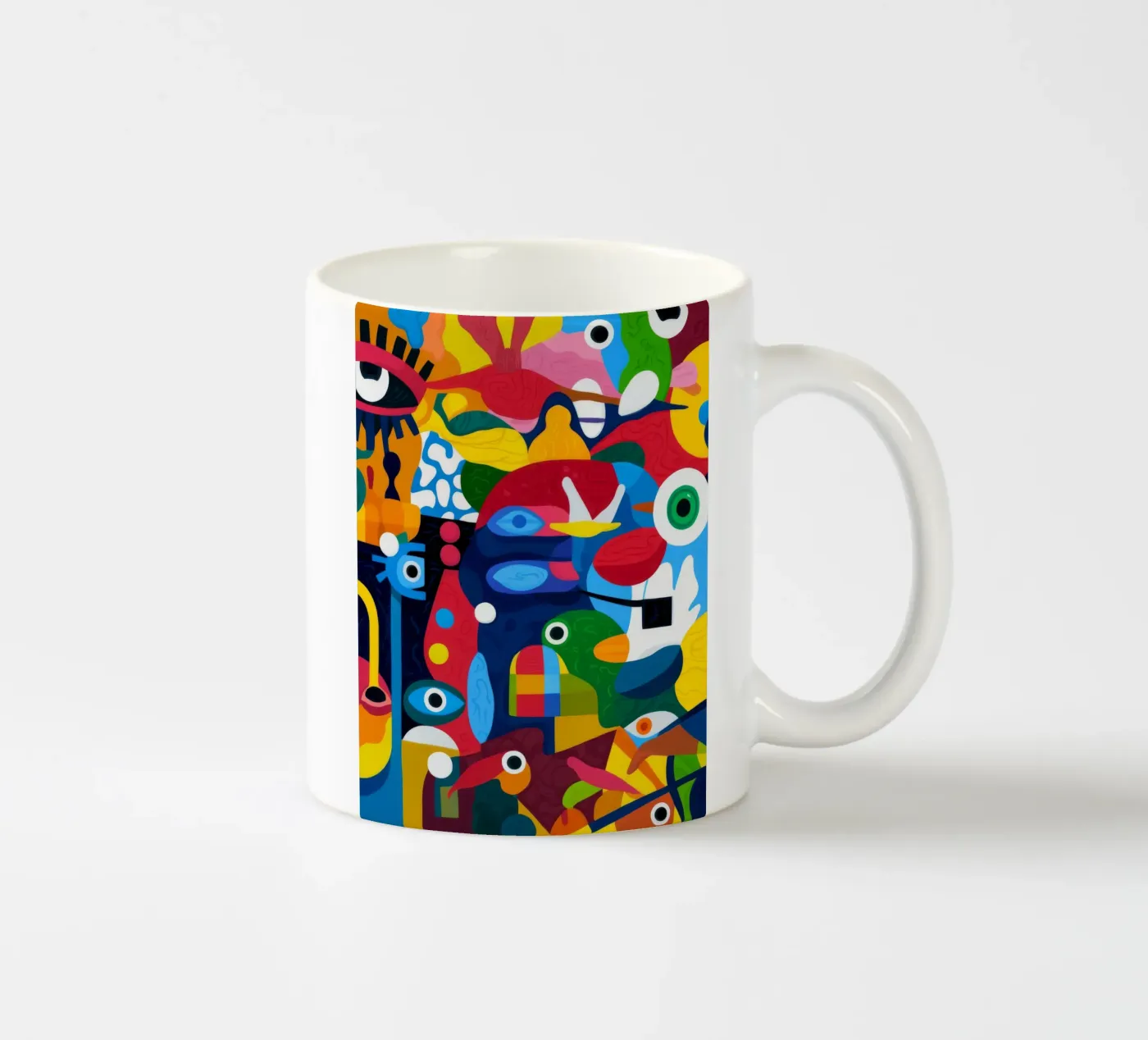 Armonia geometrica tazza in ceramica da Monarco Virtuoso