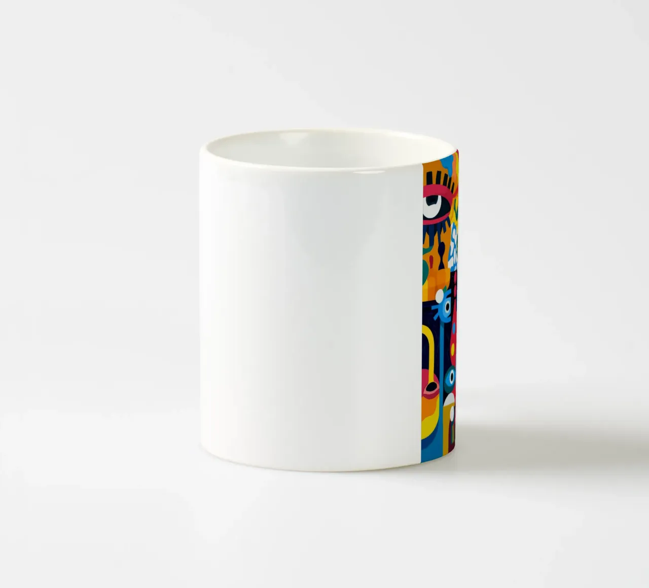 Geometric Harmony ceramic mug by Monarco Virtuoso