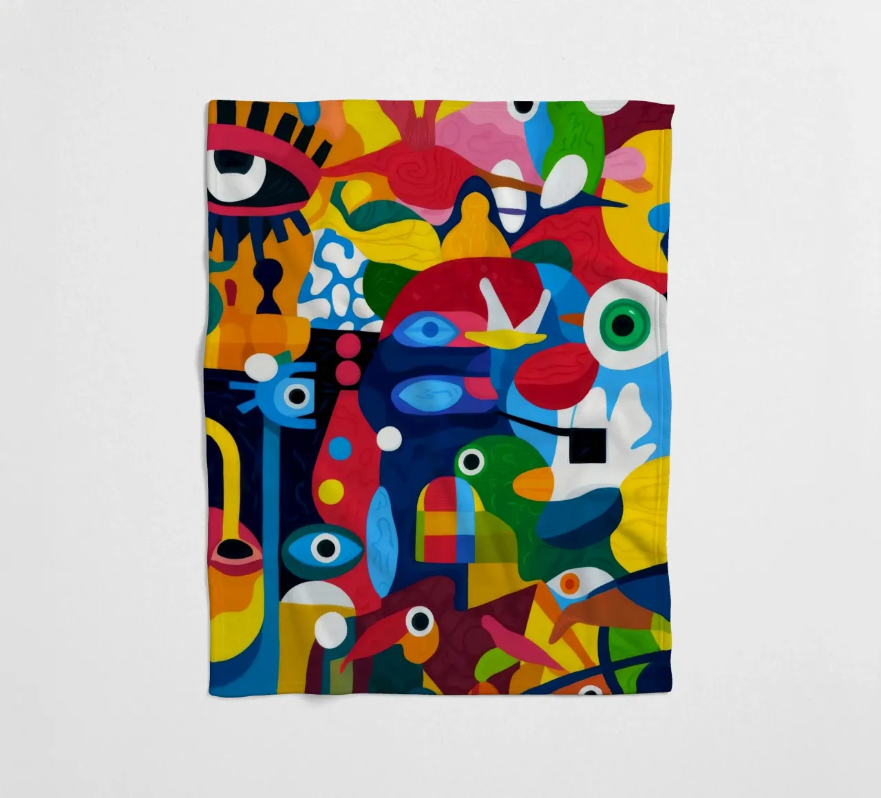 Geometric Harmony fleece blanket by Monarco Virtuoso