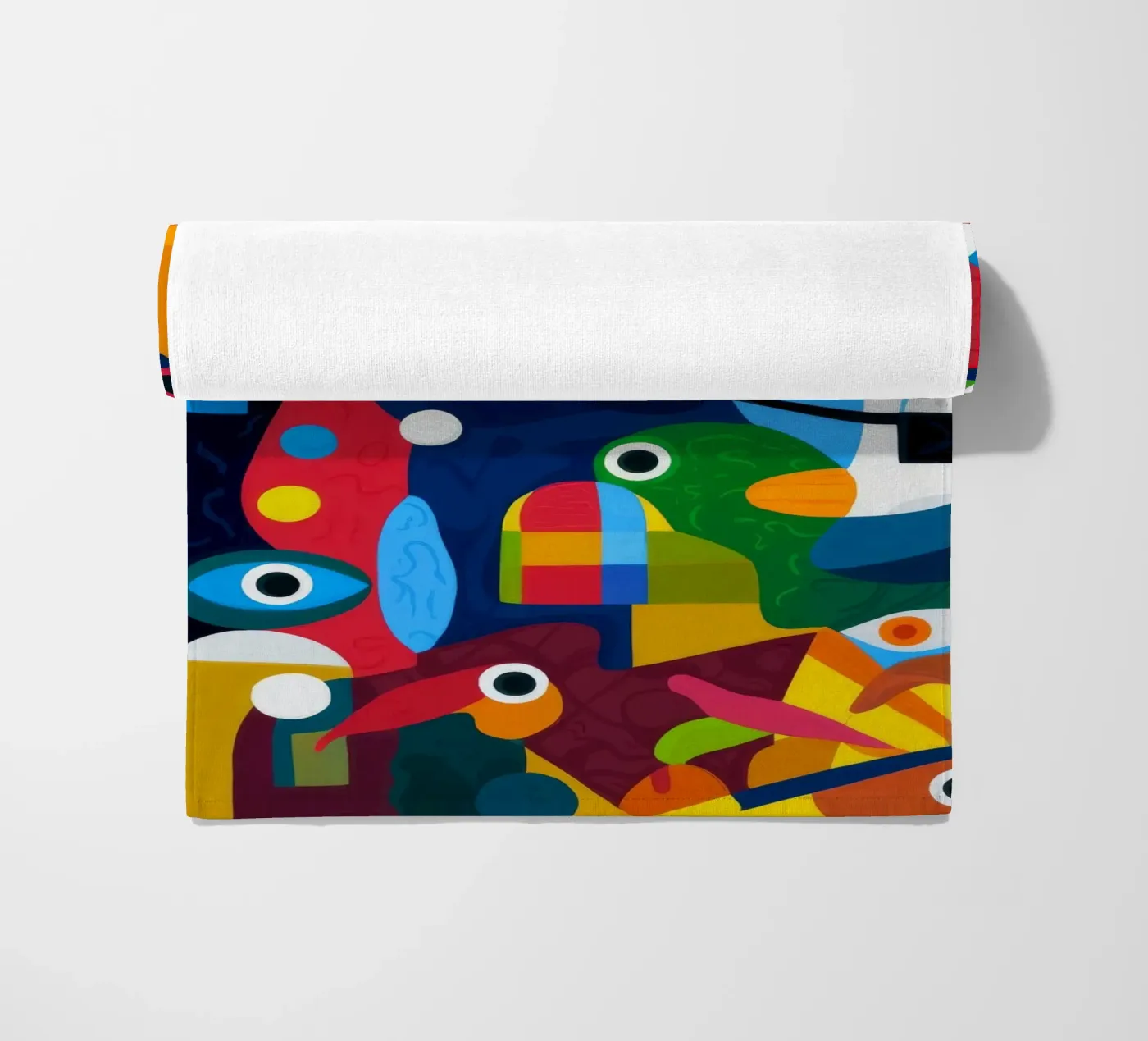 Geometrische Harmonie Strandtuch von Monarco Virtuoso