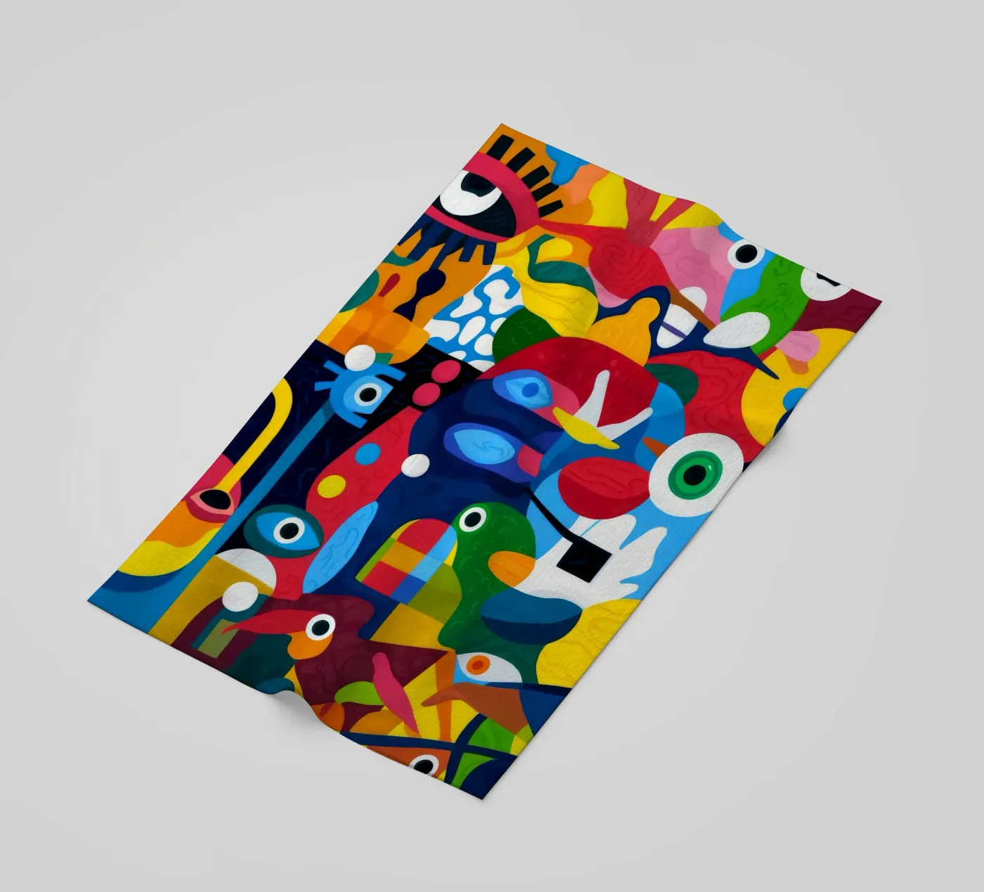 Geometrische Harmonie Strandtuch von Monarco Virtuoso