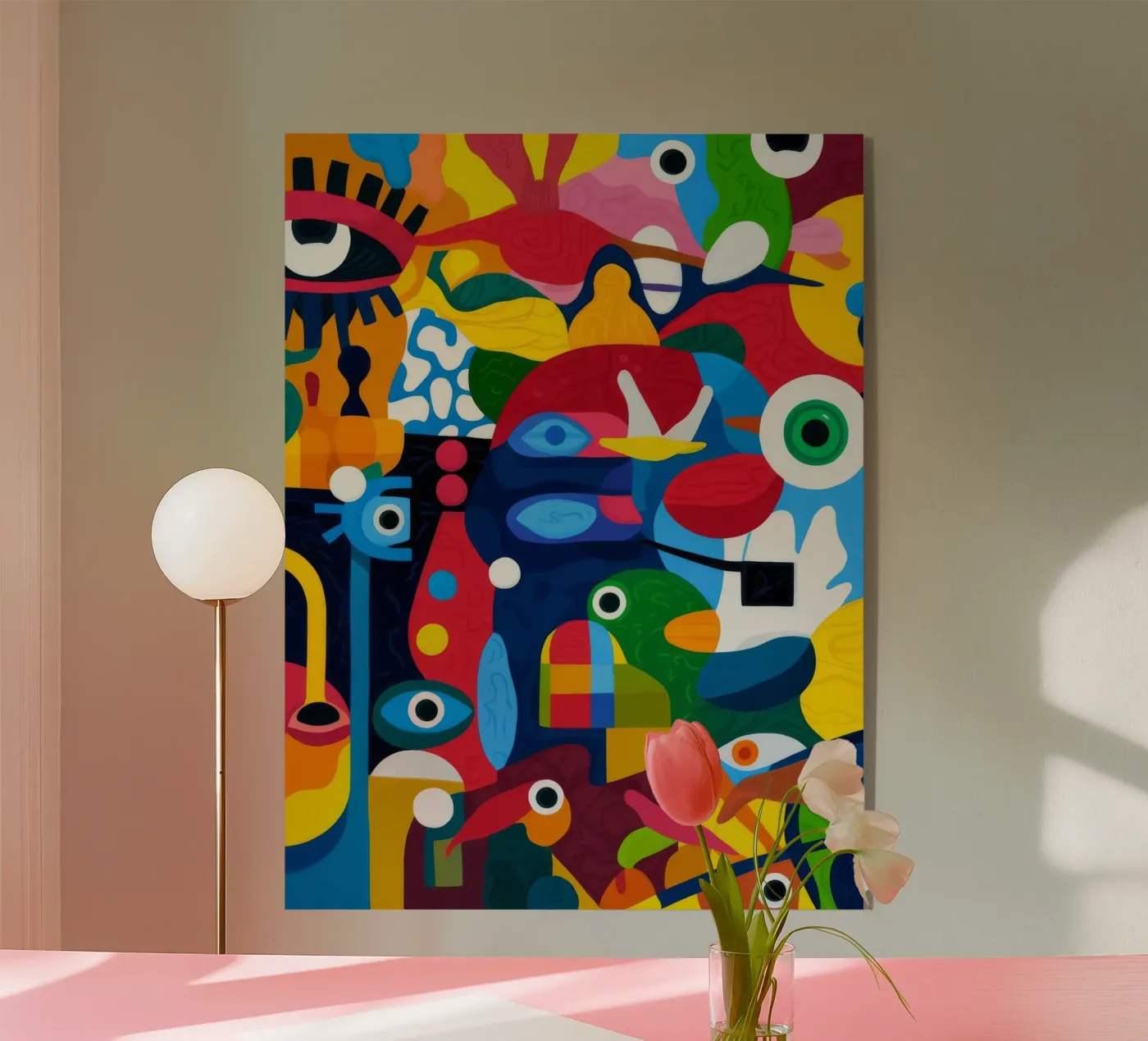 Geometrische harmonie acryl van Monarco Virtuoso