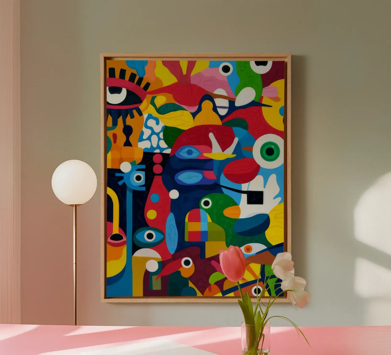 Geometric Harmony canvas by Monarco Virtuoso