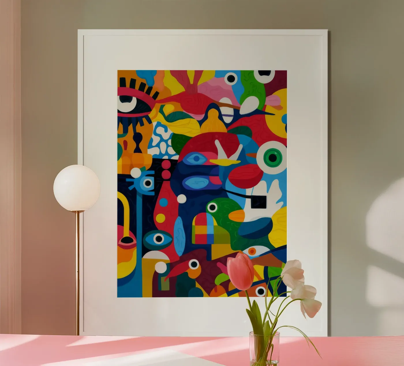 Geometric Harmony poster van Monarco Virtuoso