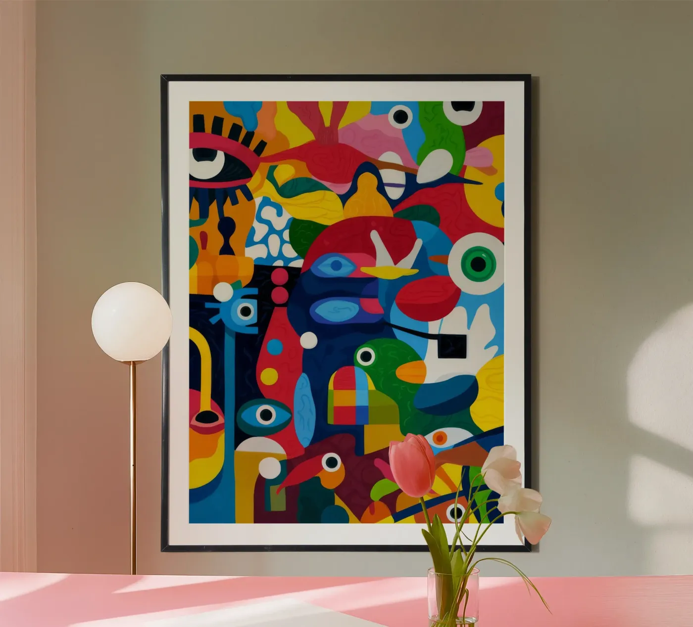 Harmonie géométrique poster de Monarco Virtuoso