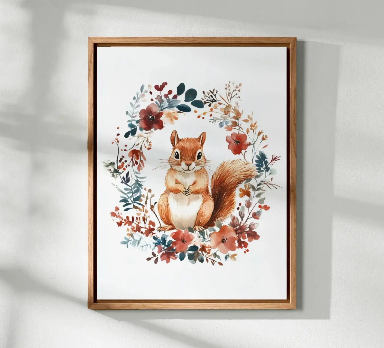 Watercolour squirrel forex plate by Schön