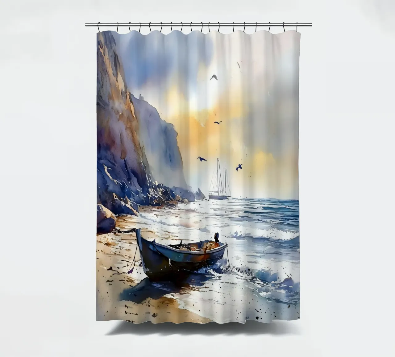 Algarve shower curtain by Schön