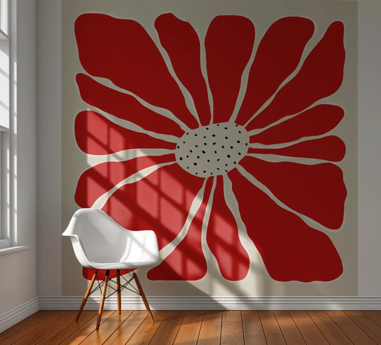 Grandes fleurs VI papier peint photo de Miho Art Studio