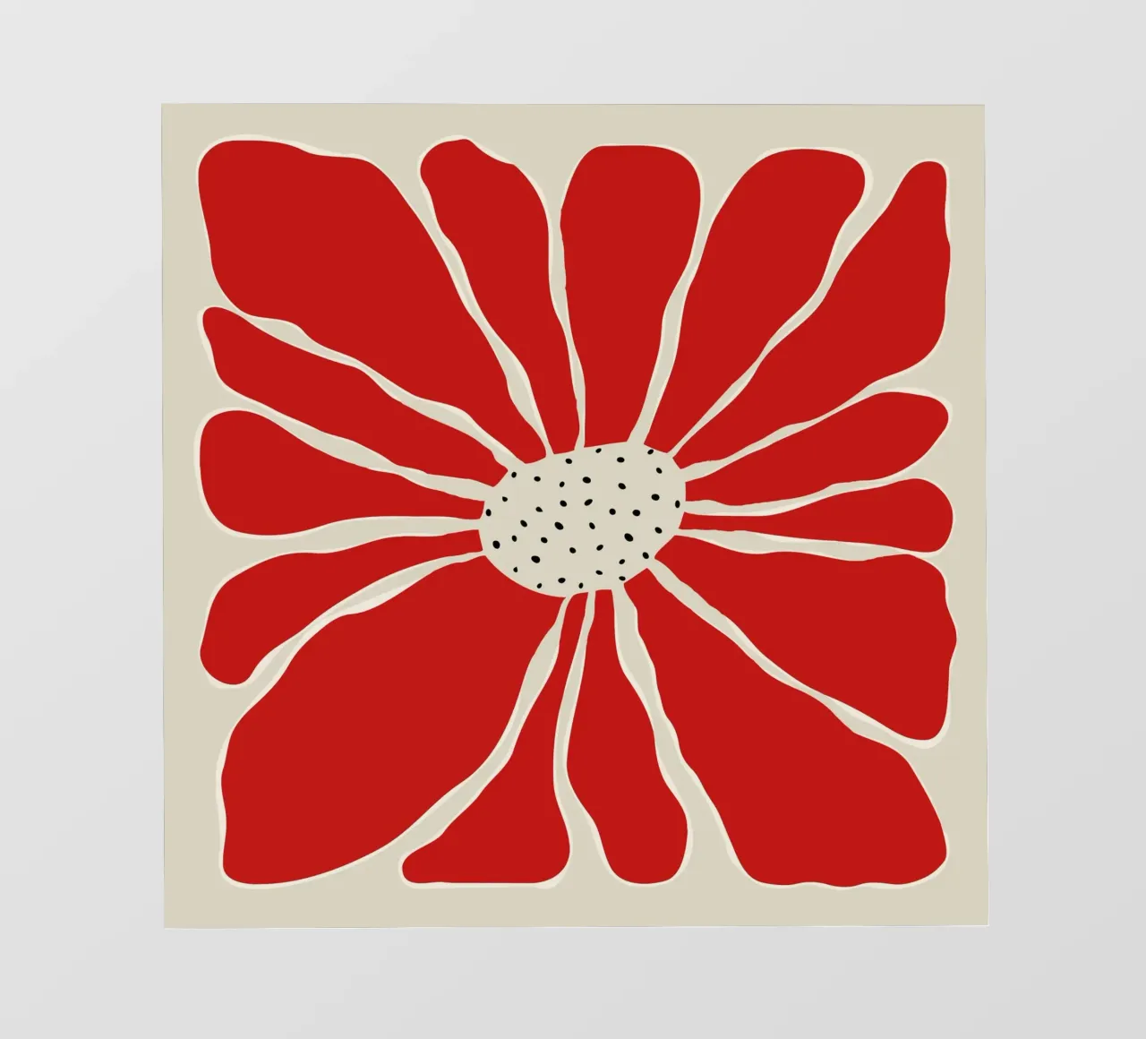 Grandes fleurs VI papier peint photo de Miho Art Studio
