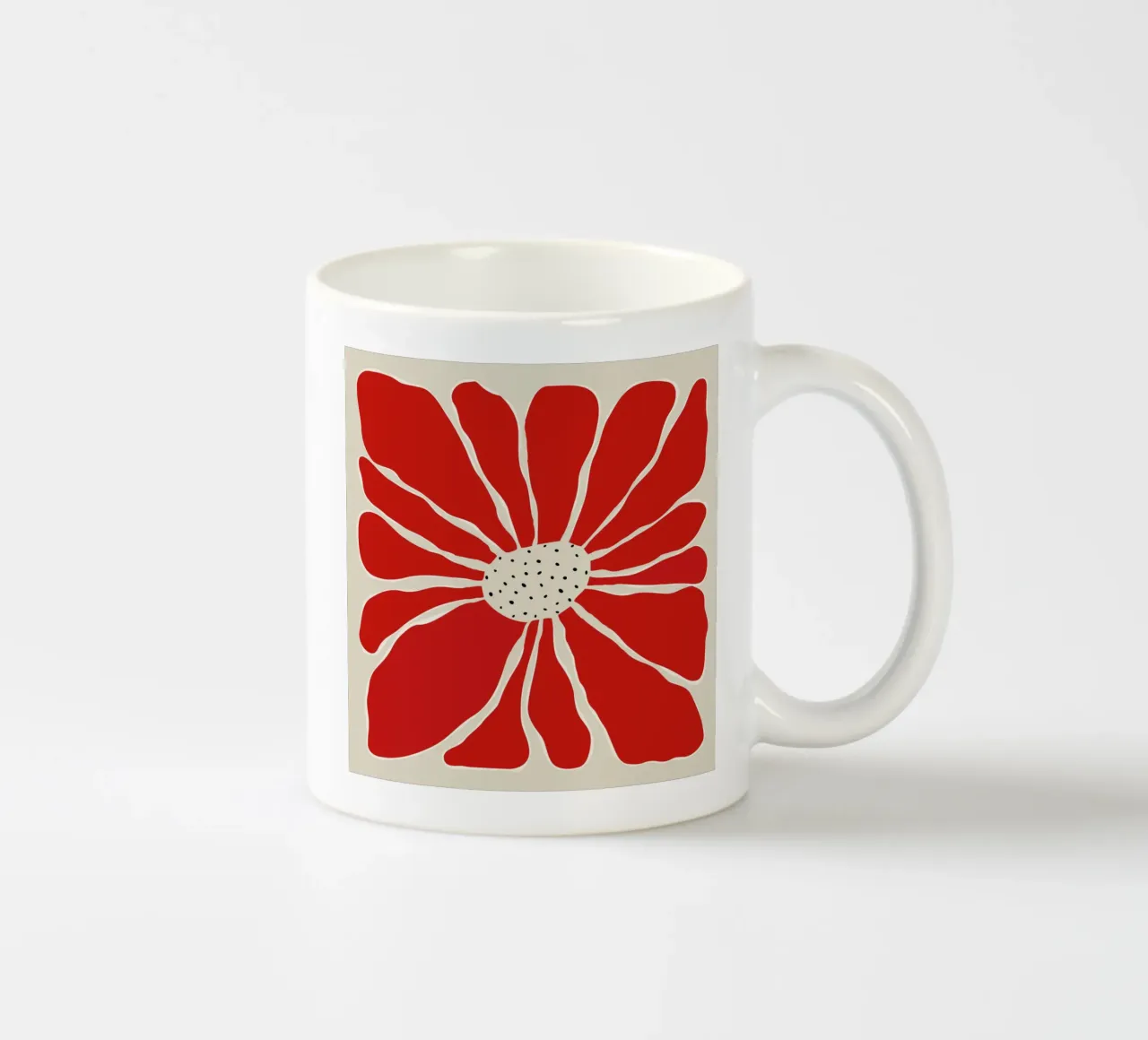 Grande fioritura VI tazza in ceramica da Miho Art Studio