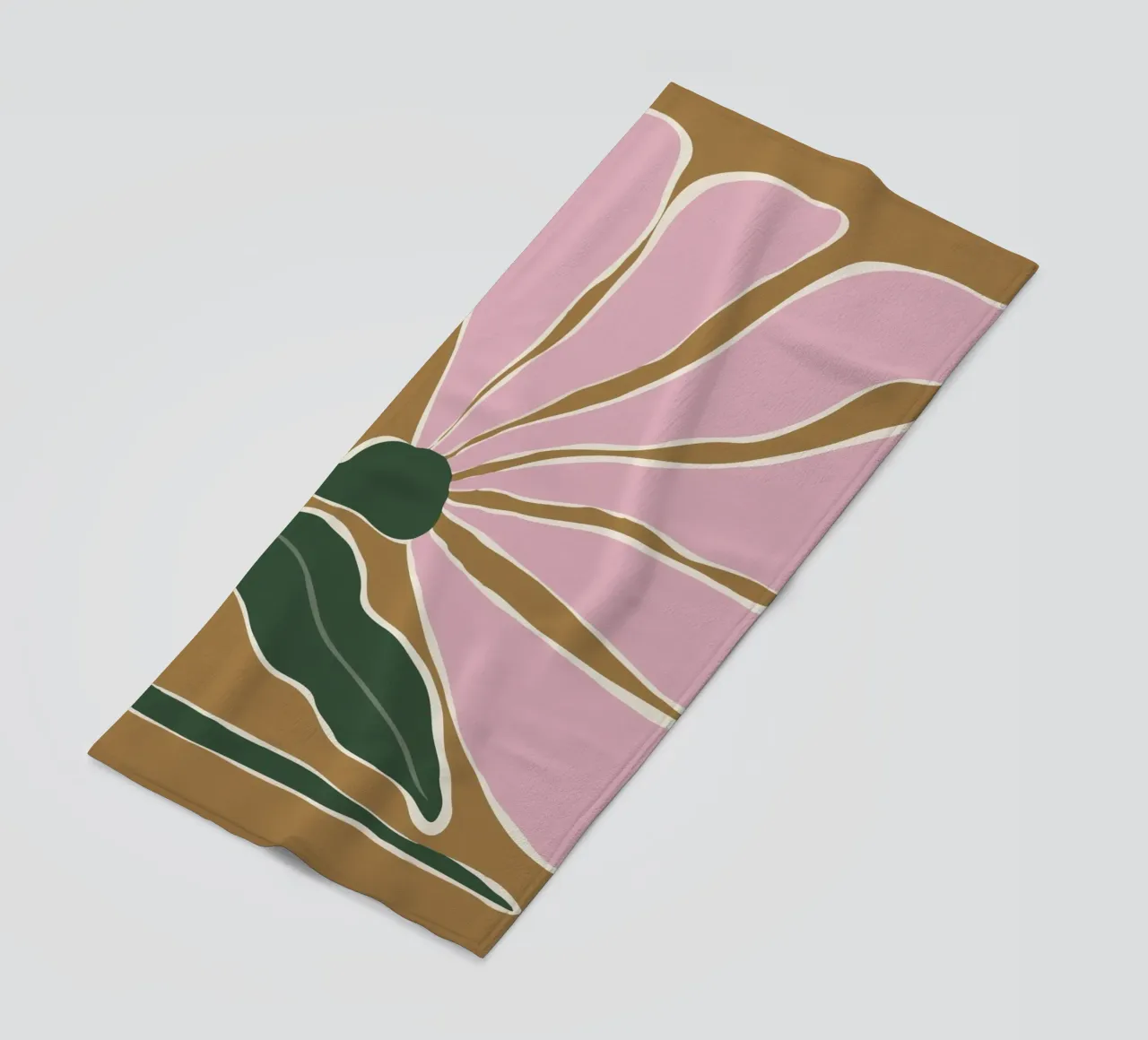 Grande Fiore V telo mare da Miho Art Studio