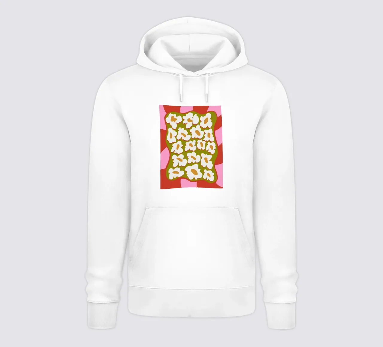 70's retro Bloom sudadera con capucha de Miho Art Studio
