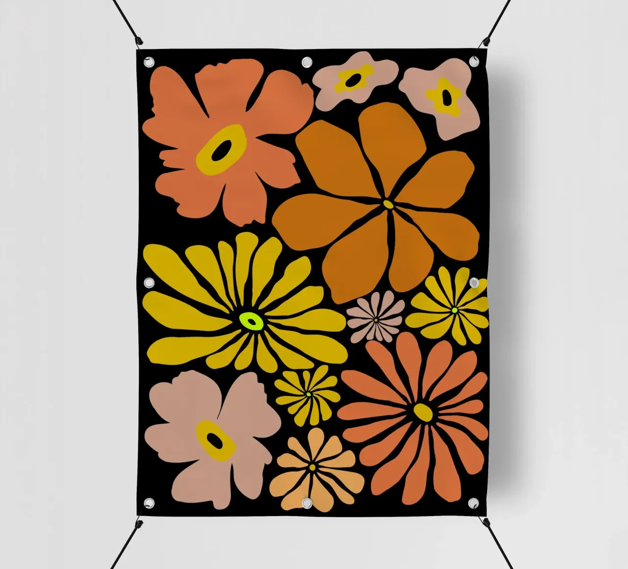 Giardino d'autunno I telo in pvc da Miho Art Studio