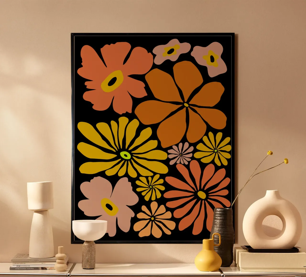 Giardino d'autunno I poster con telaio in plastica da Miho Art Studio