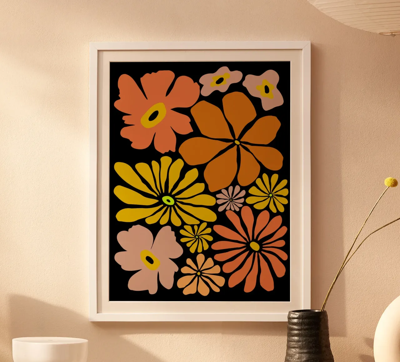 Giardino d'autunno I poster con telaio in plastica da Miho Art Studio