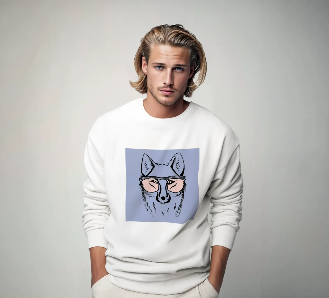 Fox sweatshirt by P'tit Vélo