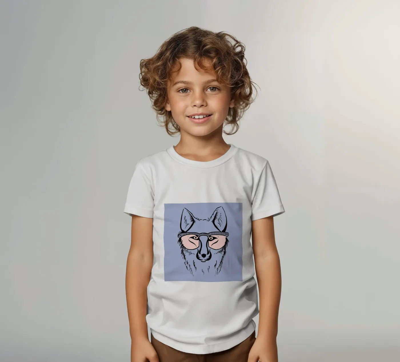 Fox t-shirt bambini da P'tit Vélo