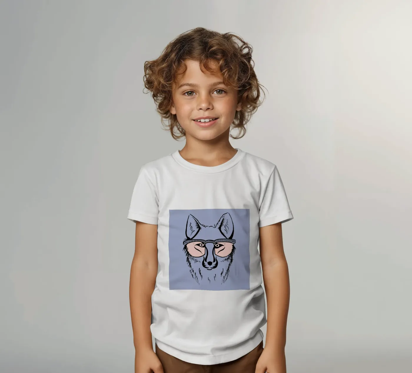 Fox t-shirt bambini da P'tit Vélo