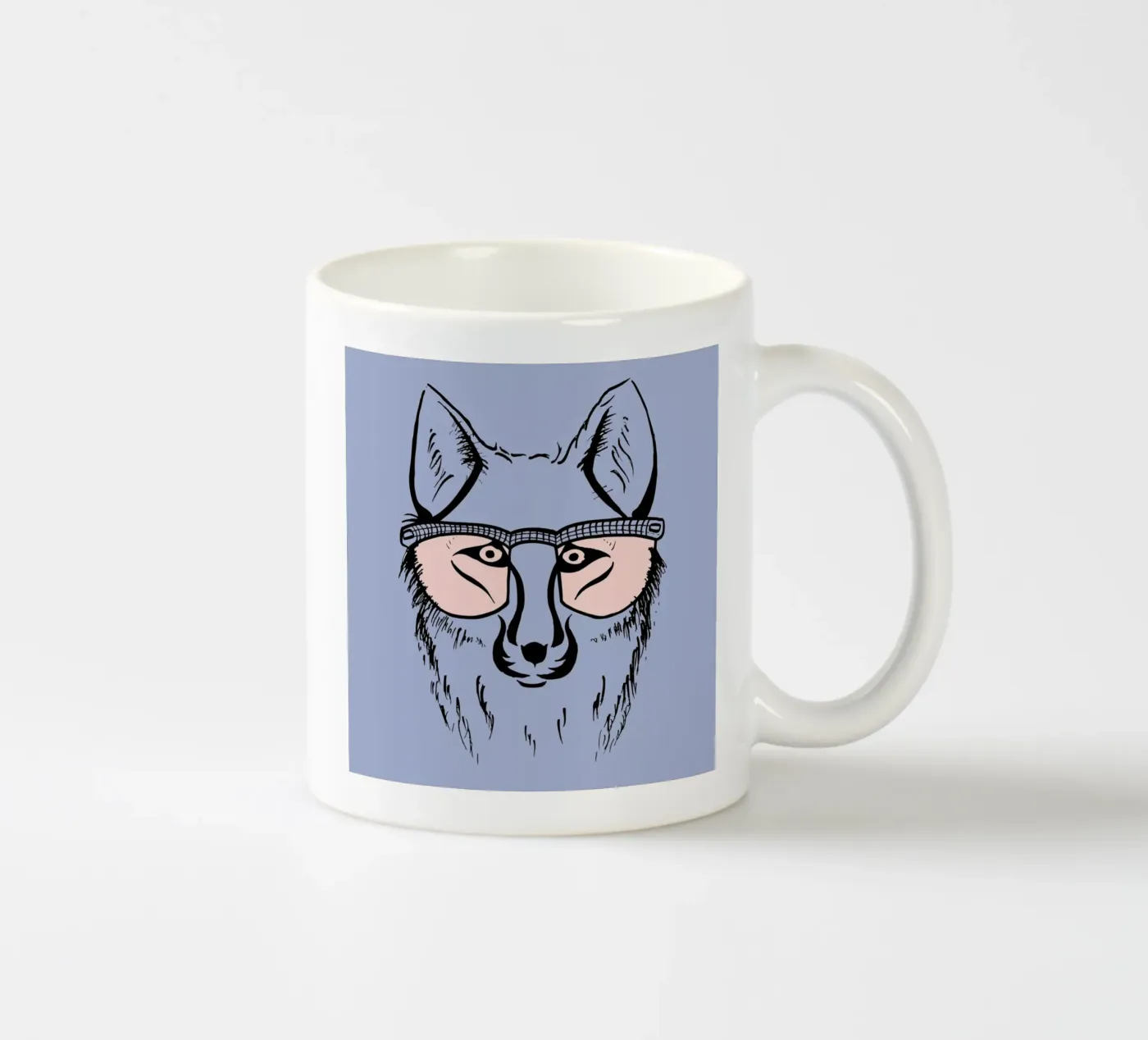 Fox ceramic mug by P'tit Vélo