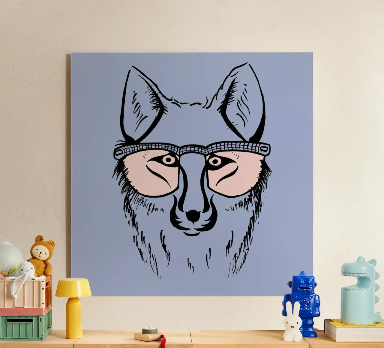 Fox Acryl-Glas von P'tit Vélo