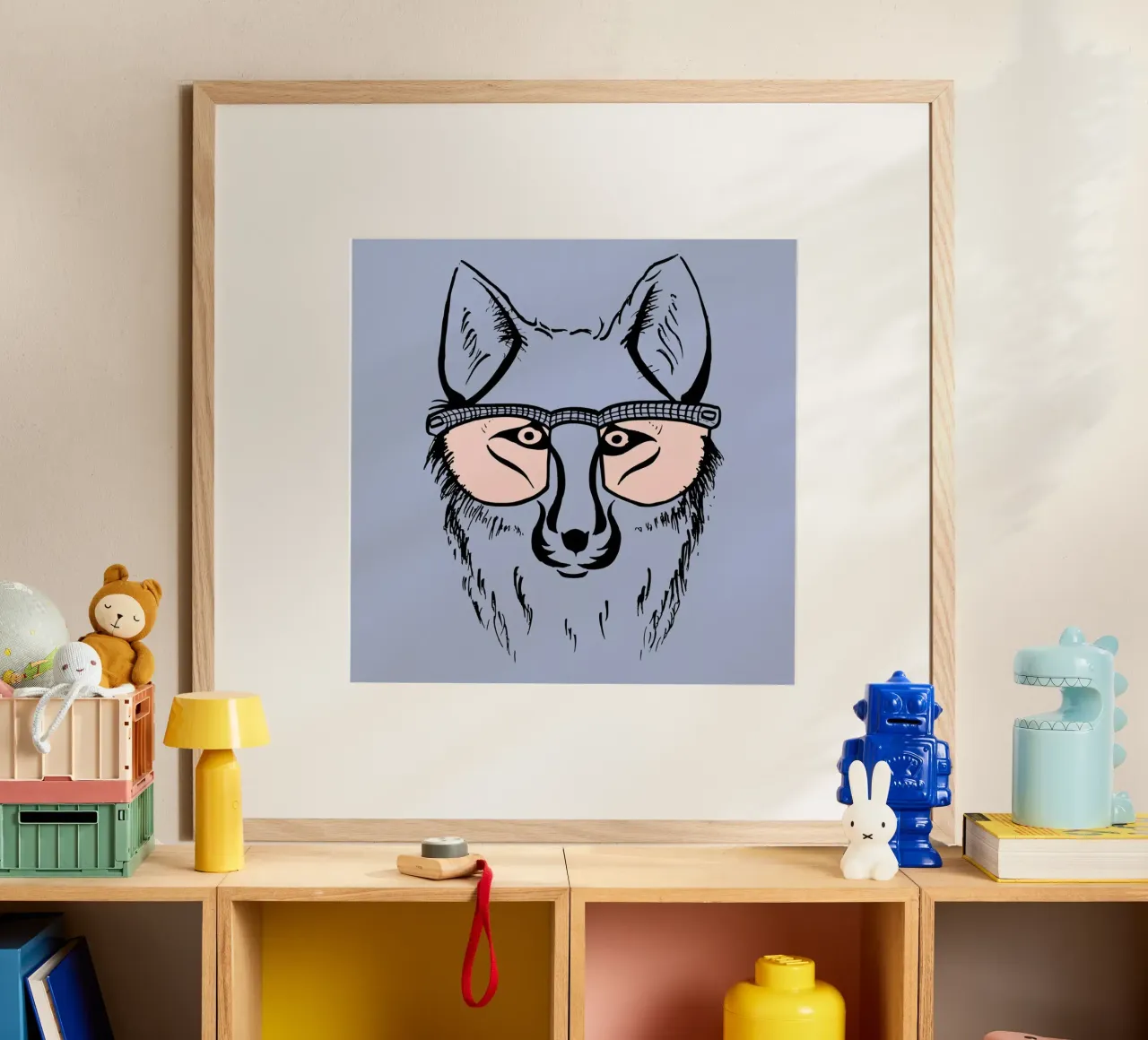 Fox Poster von P'tit Vélo