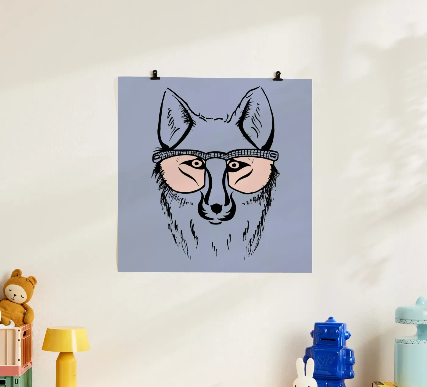 Fox Poster von P'tit Vélo