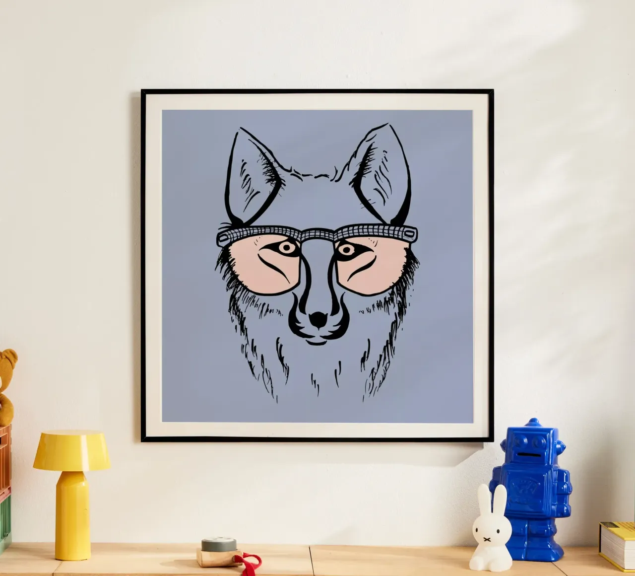 Fox Poster von P'tit Vélo