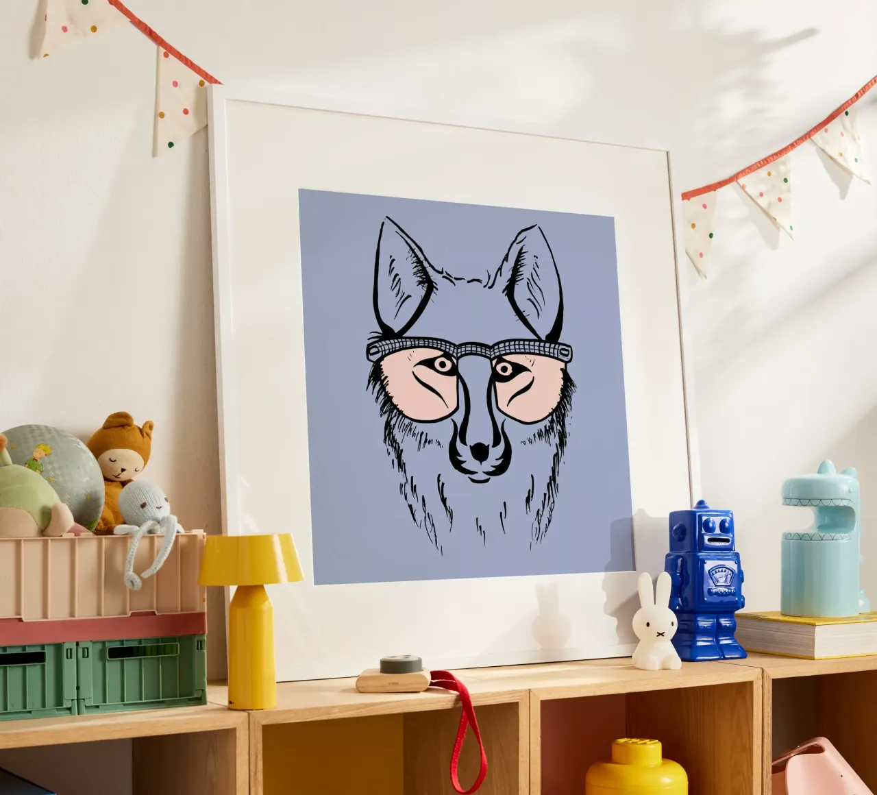 Fox Poster von P'tit Vélo