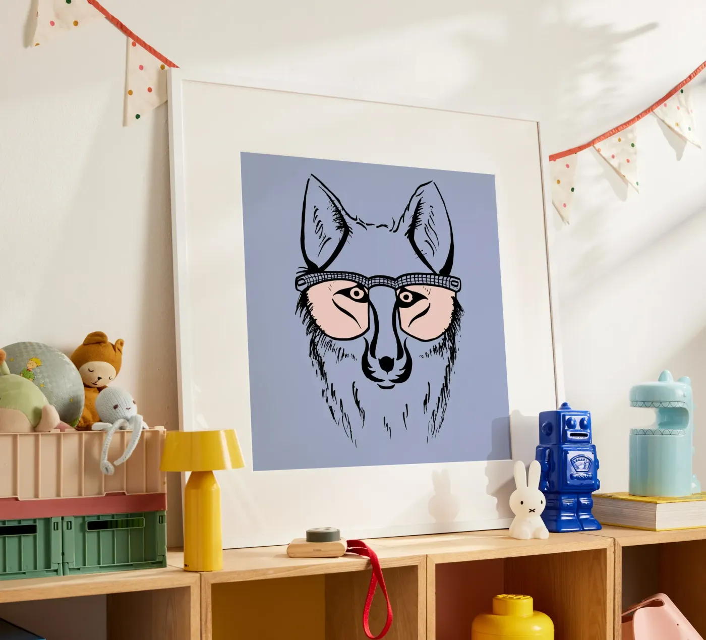 Fox Poster von P'tit Vélo