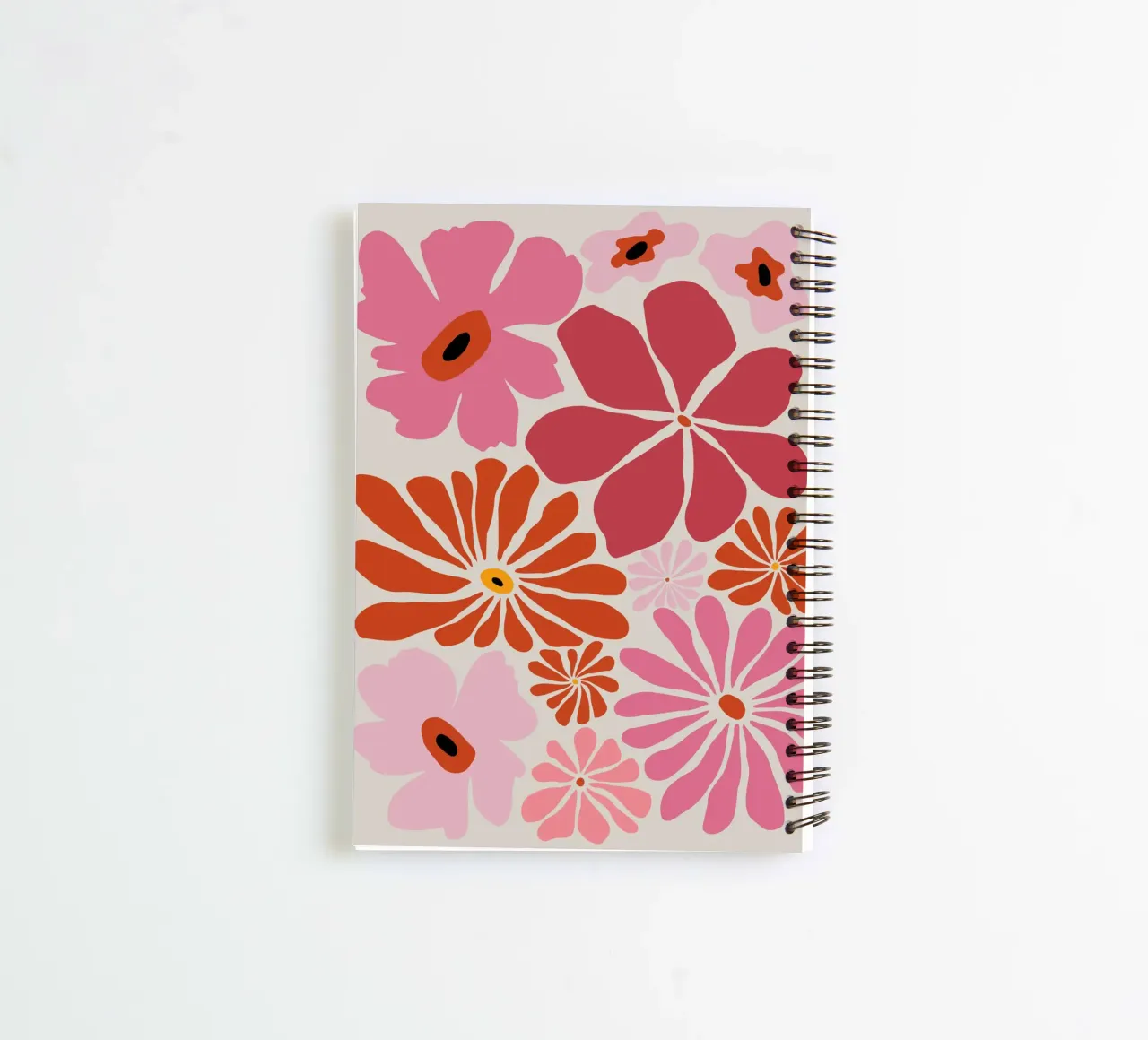Autumn garden II spiral notebook by Miho Art Studio