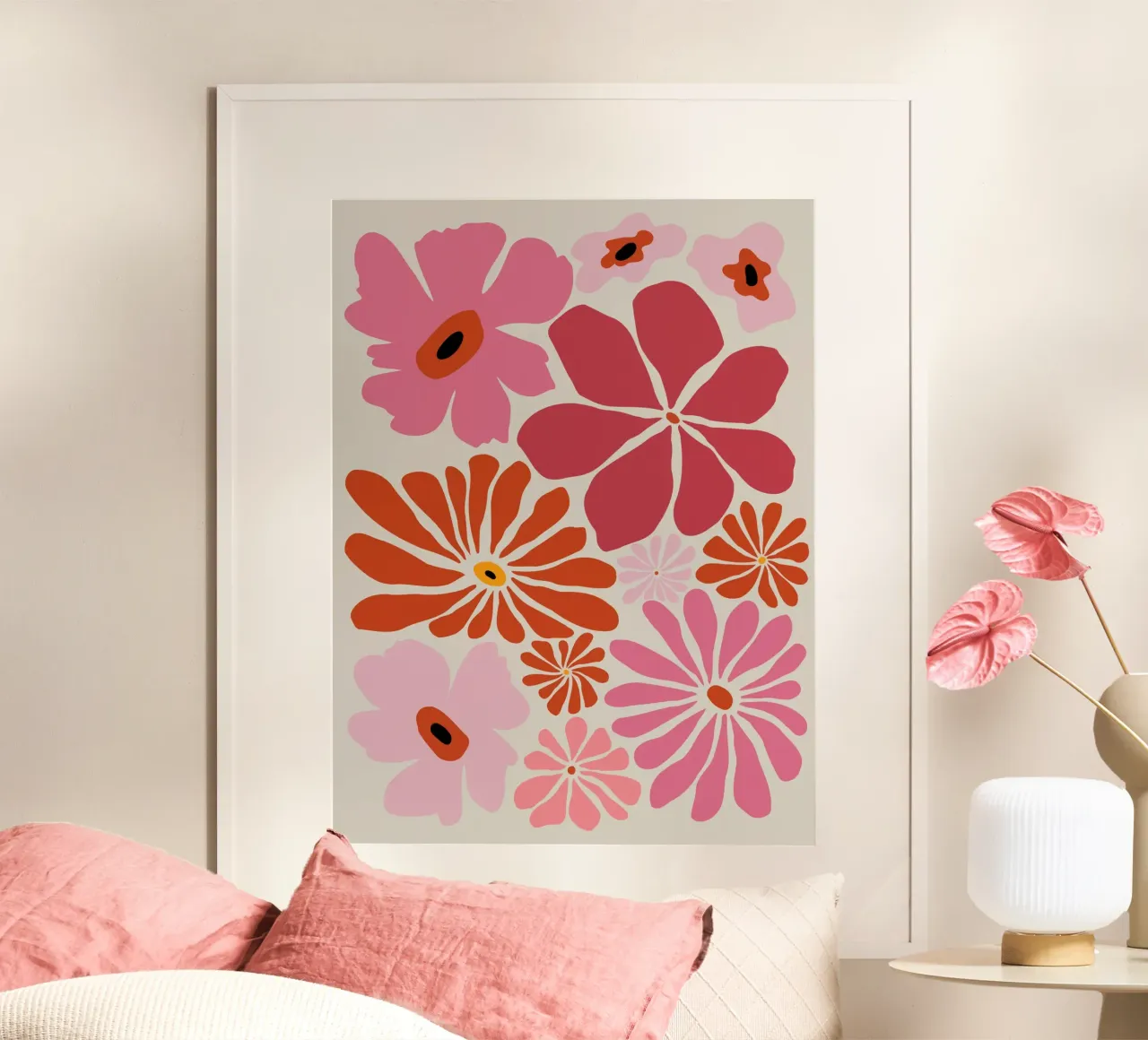 Autumn garden II hahnemühle by Miho Art Studio