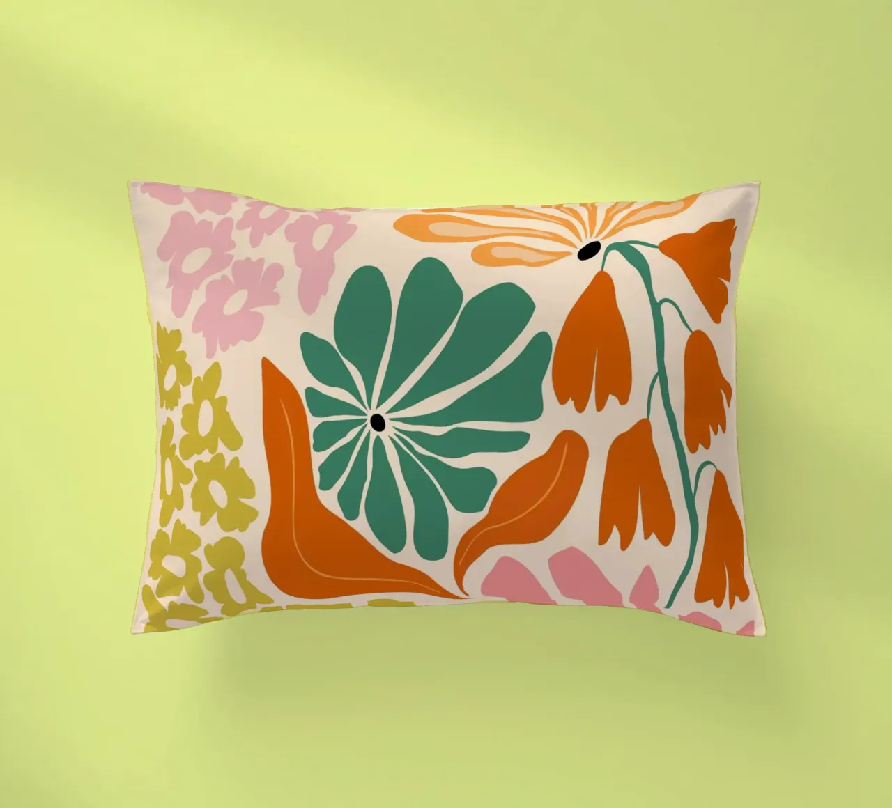 Beatitudine in fiore cuscino da Miho Art Studio