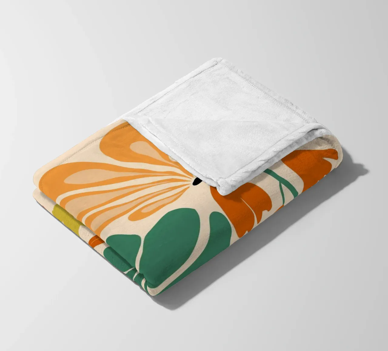 Beatitudine in fiore coperta in pile da Miho Art Studio