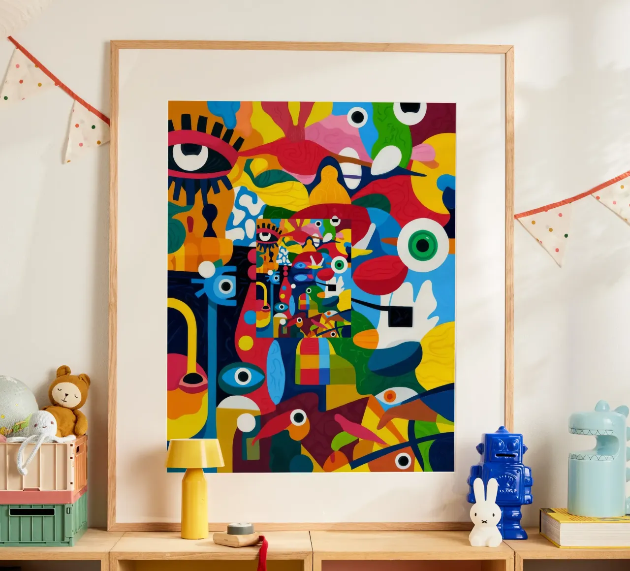 Cavalieri stravaganti poster con telaio in legno da Monarco Virtuoso
