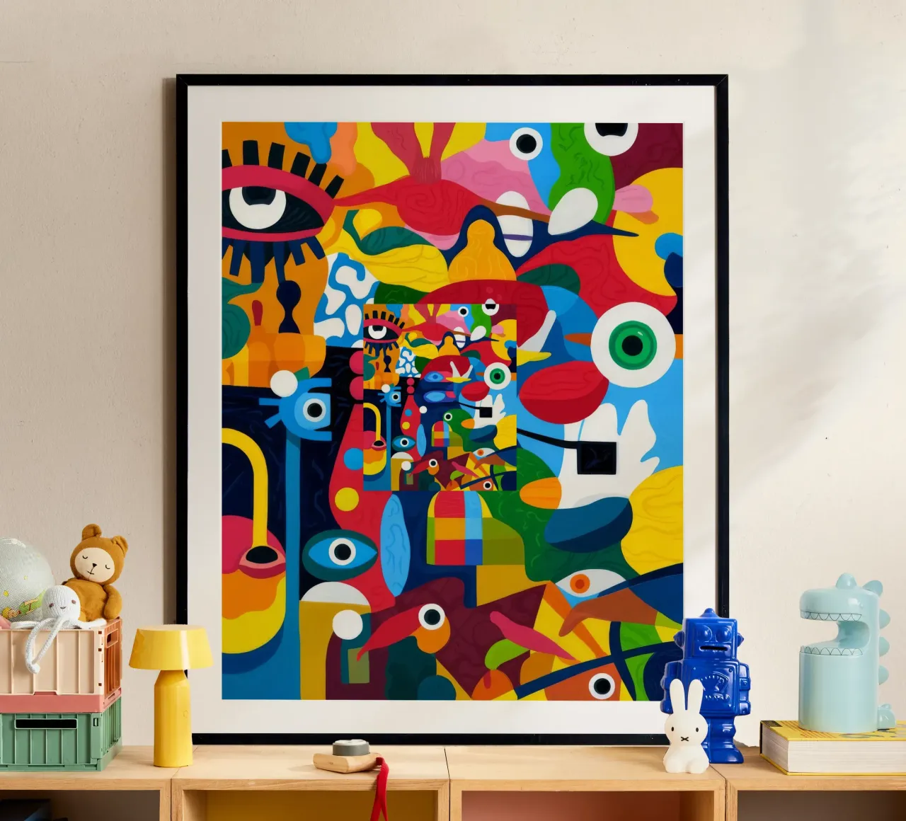 Cavalieri stravaganti poster con telaio in legno da Monarco Virtuoso