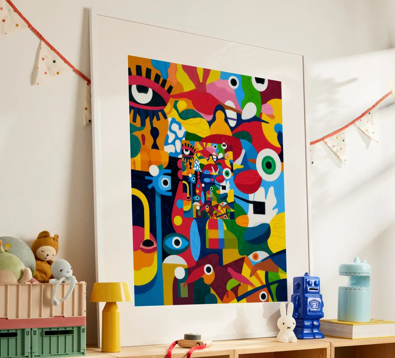 Cavalieri stravaganti poster con telaio in legno da Monarco Virtuoso